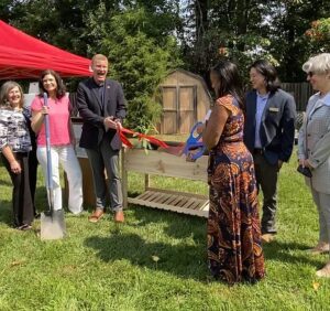 Garden Event Ribbon Cutting