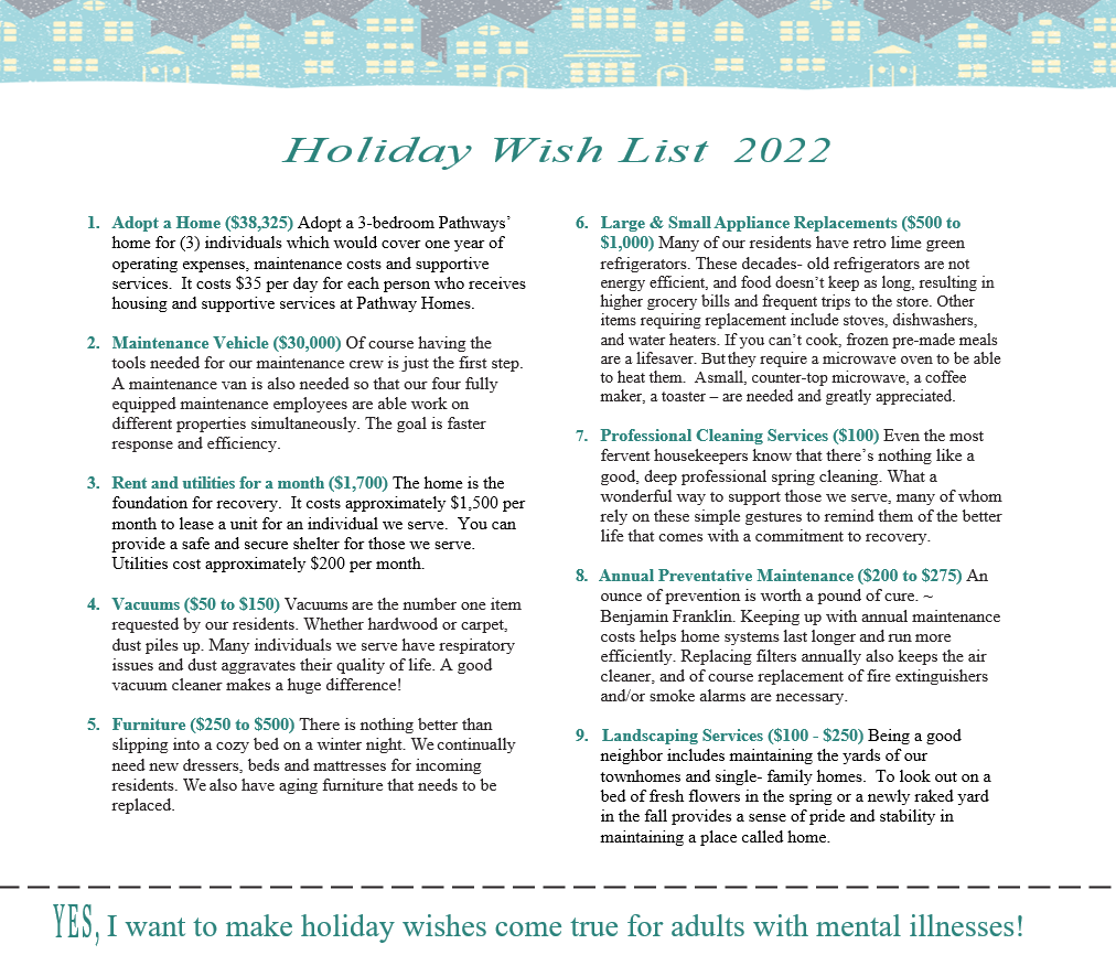 2022 HWL Holiday Wish List
