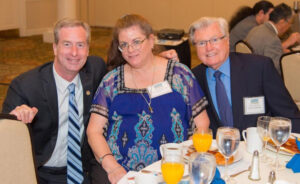Sue Zywokarte with Del David Bulova and her father Mike