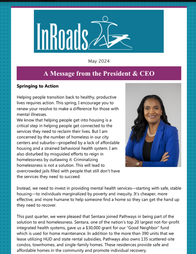 InRoads Newsletter for May 2024