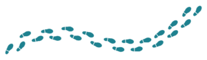 Image of shoe prints - steps