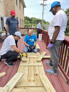 Volunteers from Fannie Mae