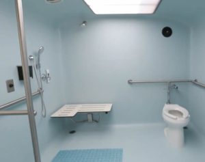 mobile shower unit in San Francisco