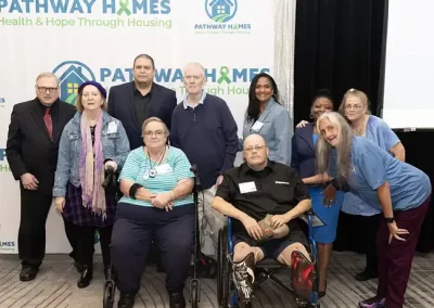 A few of the people served by Pathway Homes
