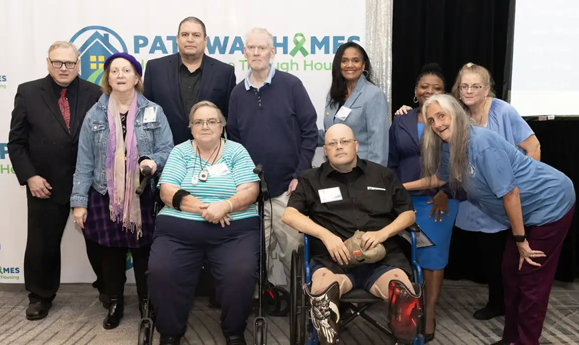 A few of the people served by Pathway Homes