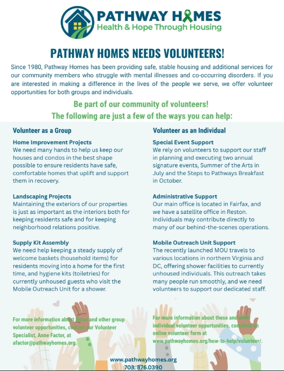 Volunteer Flier Image Volunteer flier